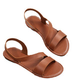 Breakj Plus Size Flat Sandals Women's New Solid Color Round Head With Casual Beach Women's