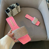 Spring / Summer 2023 Slippers Women's Rhinestone Flat