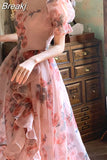 Elegant Evening Party Dress Woman Caual Beach Style Floral Midi Dress One Piece Dress Korean Fashion 2023 Summer