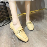 Size Women's Shoes Size 43 Summer Designer Shoes Women's Flat Shoes Loafers Women's Shoes Casual Shoes Black Leather