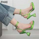 Sexy High Heel Sandals Fashion Strange Heels Open Toe Designer Platform Party Sandals Women Plus Size Sandalias De