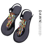 Women's Shoes Flip-flops Sandals for Woman Black Footwear Plastic with Low Heels Summer 2023 Crystal Pvc Wholesale Luxury Sale