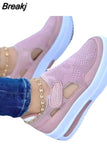 Womens Sneakers Casual Shoes Ladies Running Shoes Female Platform Shoes Mesh Breathable Comfort Women Sport Shoes
