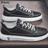 Men's White Casual Sneakers 2021 Autumn Vulcanized Shoes Boys Tenis Sport Shoes Male Sneakers Soft Sole Men Walking