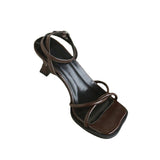 Women's Slingback Sandals, New Women's High Heels, Summer Sexy Heels, Women's Peep-toe Stilettos, Women's Zapatos
