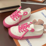 Brand Casual Spring Autumn Sneakers Women Vulcanized Shoes Chunky Lace Up Flats Shoes Sports Platform Sneakers Tennis