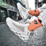 Men Sneakers 2023 Hollow Blade Mesh Casual Shoes Sneakers Men's Running Shoes Trainers Sports Shoes Big Size