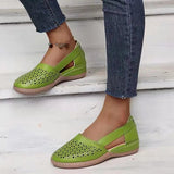 Women Sandals Wedges Orthopedic Hollow Out Ladsies Casuasl Shoes Slip on Vintage Female Sandals Chaussure Femme