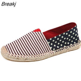 Mens Espadrilles Mannen Patchwork Slip Op Zomer Schoenen Mannen Loafers Ademend Outdoor Shoes Comfort Summer Sneakers