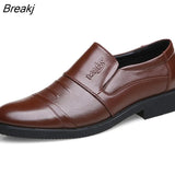 Men Genuine Leather Formal Business Shoes Male Office Work Oxfords Brand Plush Party Wedding Anniversary Shoe Man