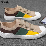 Men's Vulcanized Shoes New in Designer Sneakers Breathable Men Loafers Canvas Mocassins Soft Sole Comfortable Casual Shoes