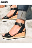 Shoes For Women Sandals Plus Size High Heels Summer Shoes 2023 Flip Flop Chaussures Femme Platform Sandals