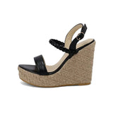 Wedges Sandals Women Casual Summer Shoes Platform Chic Walking Boho Light Braided Comfort Dress High Heels Size