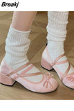 Style Elegant Rhinestone Bow Mary Jean Shoes 2023 Hot Satin Ballerinas Flats Single Shoes Bling Rhinestones Women