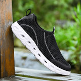 Sneakers Men Shoes Breathable Mesh Lightweight Casual Shoes Women Slip-On Outdoor Beach Aqua Shoes Zapatillas