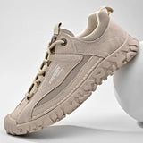 Men Shoes lace up Genuine Leather Casual High Quality Men Comfortable Soft Outdoor Shoes fashion Men's Casual