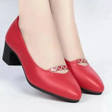 Women Fashion Mesh Transparent Breathable Slip on Shoes Lady Classic Black Office Comfort Shoes for Party Night Club