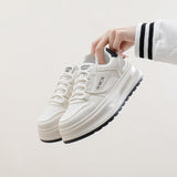 Breakj White Shoes Women Autumn 2025 New Shoes Korean Version Ins Niche Design Joker Board Shoes Casual Women's Shoes XY