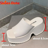 High Heels Women's Slippers2023 Summer Hot Fashion Open Toe Sandal Simply Causal Leather Sandal Slippers Outdoor