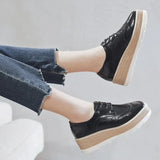 Womens Sneakers Shoes Wedge Basket 2024 Platform Tennis Female Roses Fashion Thick Sole Silver Trainers High Lace-Up Fabric PU