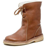 Breakj Thick Snow Boots Plus Velvet Warm Cotton Boots With Flat Bottom Short Boots Large Size Women's Boots