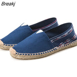 Mens Espadrilles Mannen Patchwork Slip Op Zomer Schoenen Mannen Loafers Ademend Outdoor Shoes Comfort Summer Sneakers