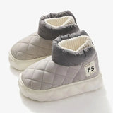 Cotton Padded Shoes for Women 2023 New Platform Down Waterproof Snow Boots Woman Thick Sole Plush Warm Ankle Boots