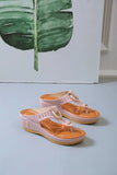 Women New Summer Sandals Open Toe Beach Shoes Flip Flops Wedges Comfortable Slippers Cute Sandals Plu Size 35~43 Chaussure
