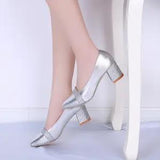 Women Fashion Sweet High Quality Golden Slip on Pumps for Party Lady Classic Silver Shoes Zapato Tacon Alto Shallow