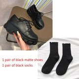 chunky platform heels mary jane Shoes lolita platform shoes Oxfords Women School Uniform Student Shoes Girls Kawaii