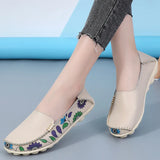 New Moccasins Women Flats Spring Female Leather Loafers Slip on Ballerina Women Casual Shoes Zapatos Mujer Plus Size