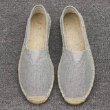 Size 35-45 Women Sewing Flax Shoes Slip on Loafers Casual Shoes Woman Espadrilles Hemp Canvas Flat
