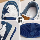 Women Fashion Sports Shoes Summer Autumn Blue Platform Comfortable Casual Sneakers Tenis Feminino Thick Sole Zapatos