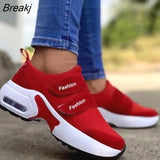 Mujer Platform Sneakers 2022 Fashion Casual Sports Shoes Women White Wedge Running Women Shoes Basket