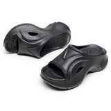 2024 New Summer Wedges Slippers for Women Eva Thick Bottom Beach Flip Flops Woman Non Slip Platform Sandals Shoes