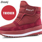 Men Boots Larger Size 47 Winter Casual Shoes Men Unisex Ankle Boots Waterproof Non-slip Thick Warm Fur Men Snow