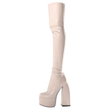 Breakj Boots 2025 Autumn And Winter New Sexy Over Knee Leg Boots High Water Platform High Knee