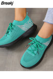 Women Slip on Mesh Light Breathable Running Shoes Woman Walking Platform Comfortable Female New Casual