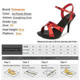 Summer New Women Shoes Diamonds Sexy Sandals Female Party Shoes Point Toe Runway High Heels Platform Thin Heels