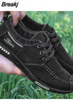 Men Shoes Denim Lace-Up Casual Shoe Plimsolls Breathable Male Footwear Spring Sneakers 2023