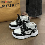 Cute Womens Sneakers Love Heart Bread Platform Designer Fashion Shoes Breathable Sports Casual Student New Footwear