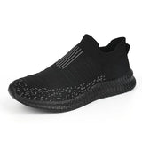 Men Shoes Lightweight Sneakers Fashion Casual Walking Shoes Breathable Slip on Wear-resistant Man Loafers Tenis