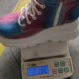 Breakj Explosive Pine Cake Thick-Singing High-Top Buckle With Casual Women's