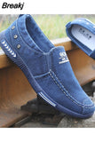 Men Shoes Denim Lace-Up Casual Shoe Plimsolls Breathable Male Footwear Spring Sneakers 2023
