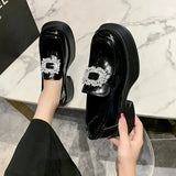 Shoes Ladies Black Flats Casual Female Sneakers Oxfords Women's Modis Bow-Knot British Style Ladies' Footwear Round Toe