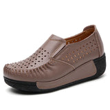 Sneakers for Women Fashion Platform Korean Version Rocking Shoes Female Slip on Casual Flat Warm Loafers Retro Mon