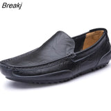 Men Shoes Luxury Trendy 2023 Casual Slip on Formal Loafers Men Moccasins Italian Black Male Driving Shoes