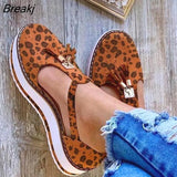 Women Sandals Summer Casual Flat Platform Heel Fridge Buckle Strap Female Sandals Platform Women Shoes for Women