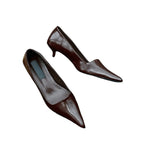 Breakj Design Sense Retro Pointy Commute Single Shoes In The Fall Of 2025 New French Temperament Kitten Low