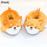 Women Funny Slipper 2023 Soft Cute Shiba Inu Dog Slippers Animal Puppy Couples Home Slippers Plush Cotton Household Shoes